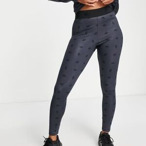 Adidas Women’s 7/8 Logo Allover Print Leggings